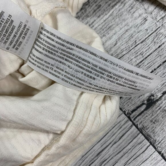 Abercrombie & Fitch Off White Corduroy Cropped Jacket - Picture 9 of 13